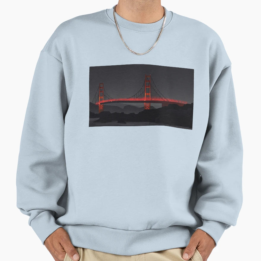 Golden Gate Sweatshirt - Graphic Print for Adults - T-Shirt, Sweatshirt, Hoodie