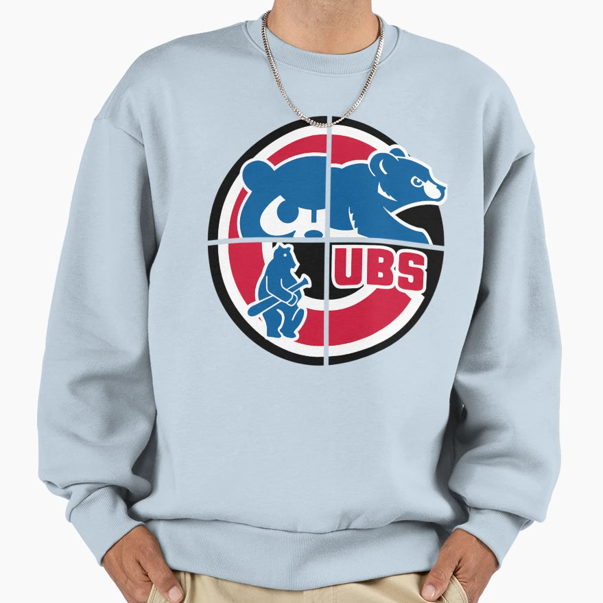 Chicago Northside Baseball Quad Sweatshirt - Fun Novelty Design Men Women - T-Shirt, Sweatshirt, Hoodie