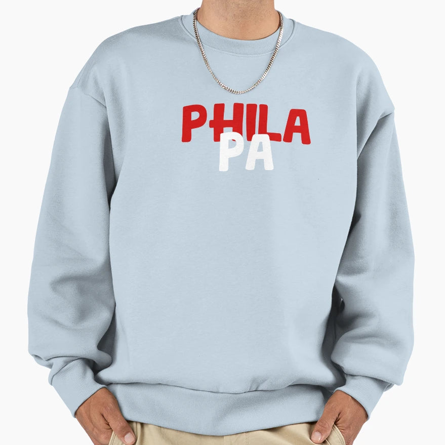 Philadelphia Pa Sweatshirt - Custom Art Print for Adults - T-Shirt, Sweatshirt, Hoodie