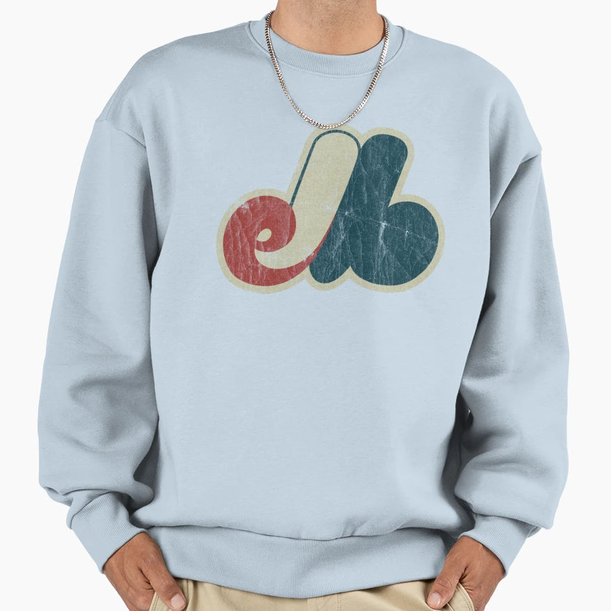 Montreal Expos Logo Sweatshirt - Aesthetic Graphic Unisex - T-Shirt, Sweatshirt, Hoodie