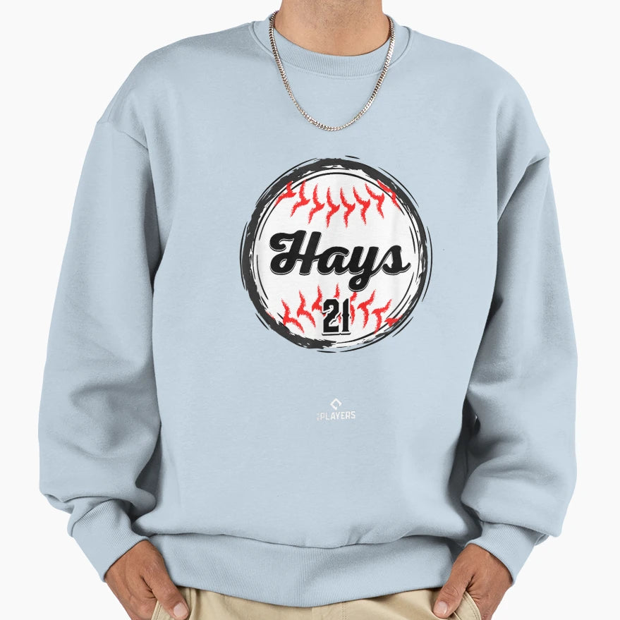 Austin Hays Baseball Mlbpa Sweatshirt - Minimalist Print for Adults - T-Shirt, Sweatshirt, Hoodie
