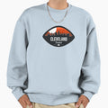 Cleveland Football Skyline Badge Sweatshirt - Trendy Graphic for Adults - T-Shirt, Sweatshirt, Hoodie