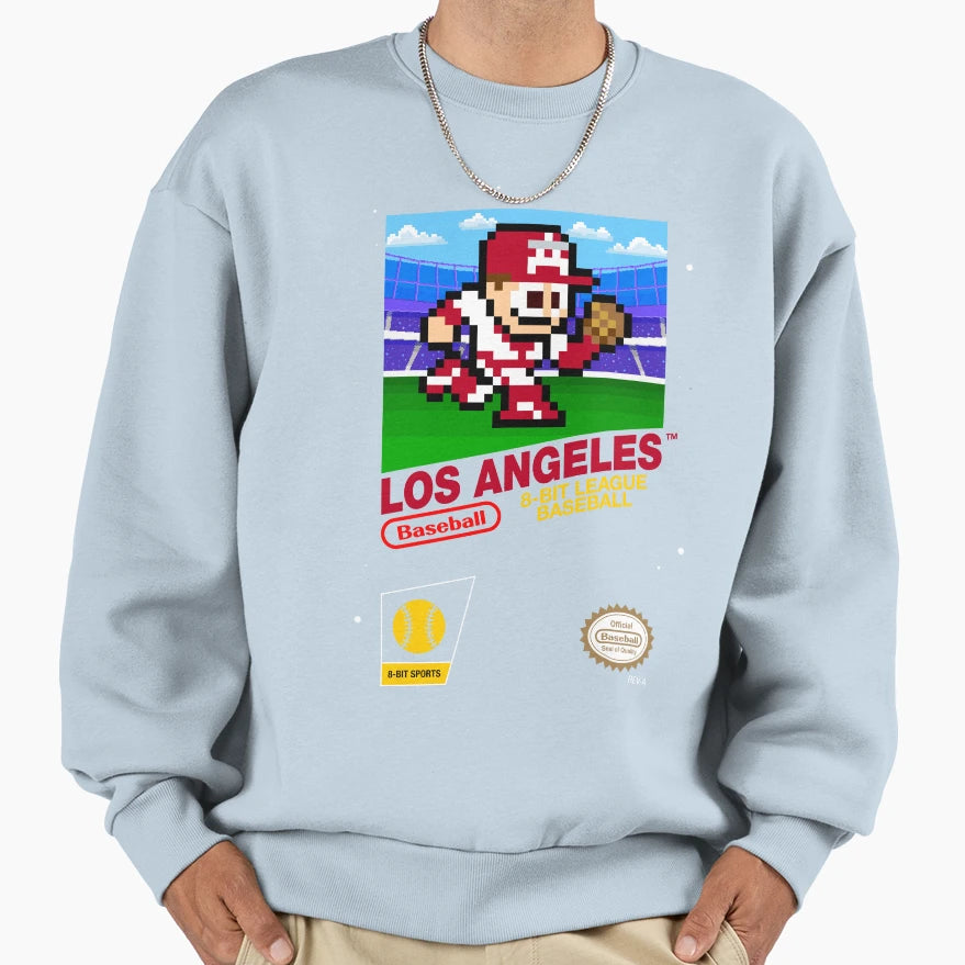 Los Angeles 8 Bit Videogame Cart Sweatshirt - Graphic Print Men Women - T-Shirt, Sweatshirt, Hoodie