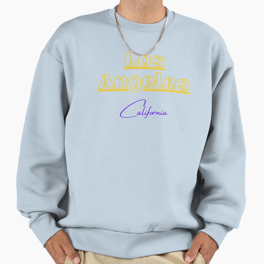 Los Angeles California Birthday Gift Sweatshirt - Graphic Print Men Women - T-Shirt, Sweatshirt, Hoodie
