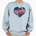 I Love Atlanta Georgia Baseball Sweatshirt - Unique Graphic for Adults - T-Shirt, Sweatshirt, Hoodie