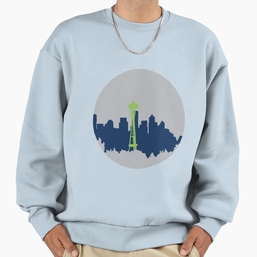 Seattle Logo Sweatshirt - Unique Graphic Unisex - T-Shirt, Sweatshirt, Hoodie