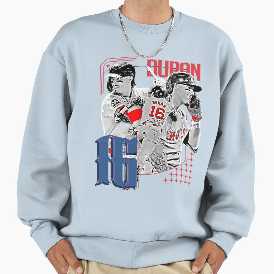Duran Baseball Player Sweatshirt - Custom Art Print Men Women - T-Shirt, Sweatshirt, Hoodie