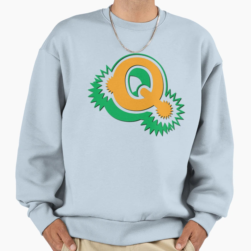 Q Initial Letter Q Sweatshirt - Streetwear Style Men Women - T-Shirt, Sweatshirt, Hoodie