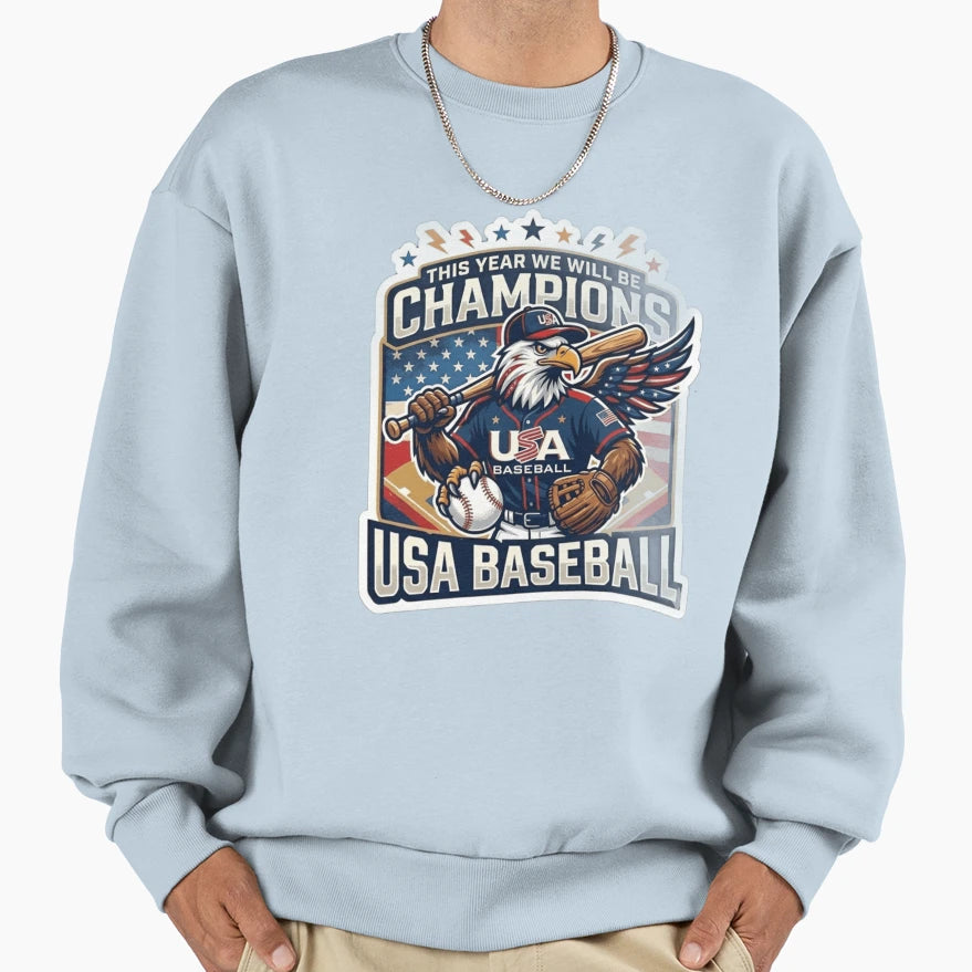Usa Baseball Championship Eagle This Sweatshirt - Minimalist Print Unisex - T-Shirt, Sweatshirt, Hoodie