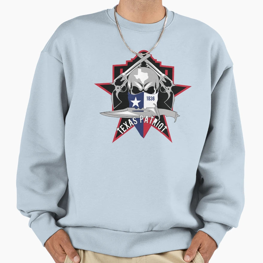 Texas Patriot Sweatshirt - Novelty Apparel Unisex - T-Shirt, Sweatshirt, Hoodie