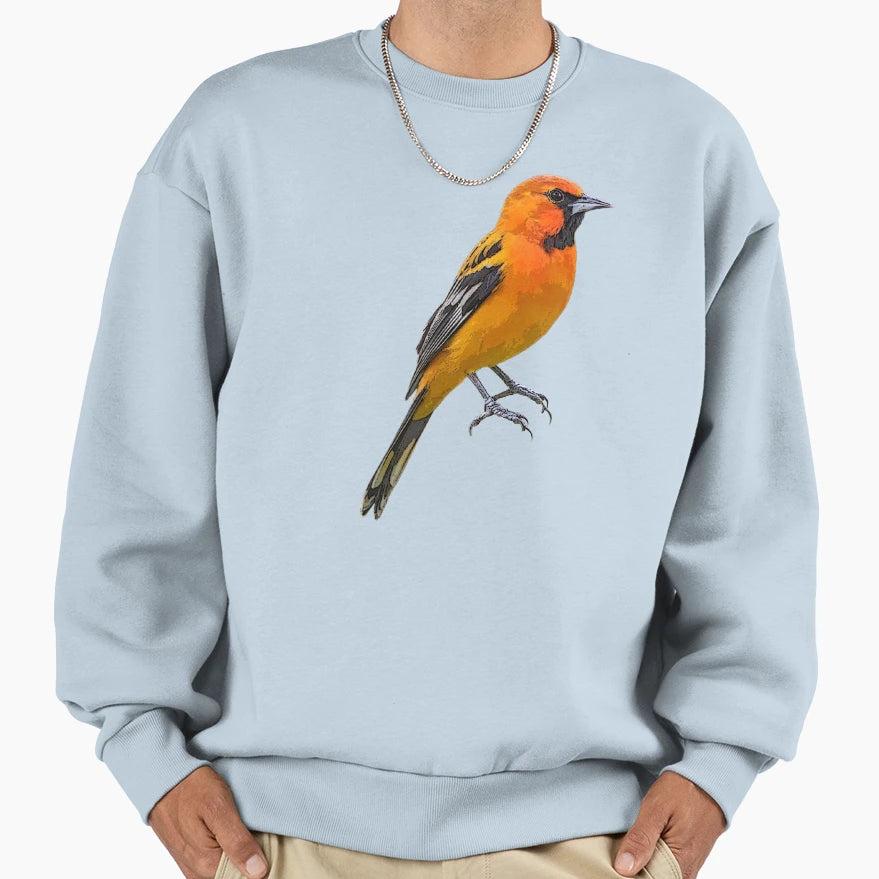 Streak Backed Oriole Color Sweatshirt - Unique Graphic Unisex - T-Shirt, Sweatshirt, Hoodie
