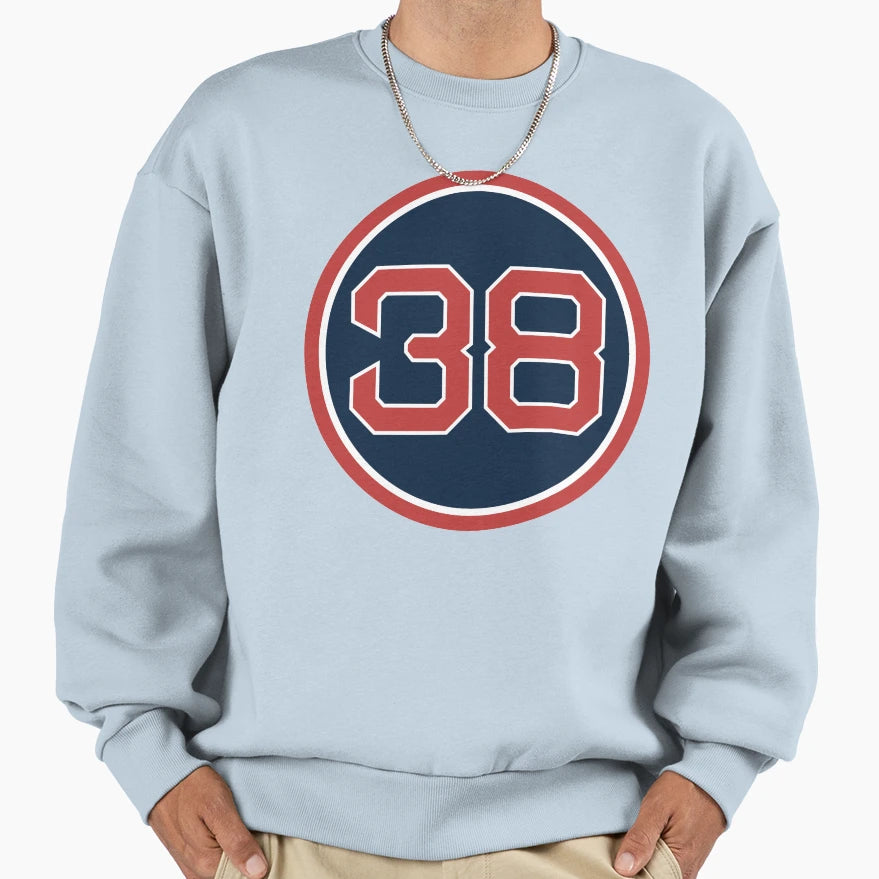 Curt Schilling 38 Jersey Number Sweatshirt - Novelty Apparel Men Women - T-Shirt, Sweatshirt, Hoodie