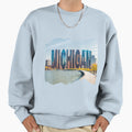 Michigan 24 3 Sweatshirt - Fun Novelty Design for Adults - T-Shirt, Sweatshirt, Hoodie