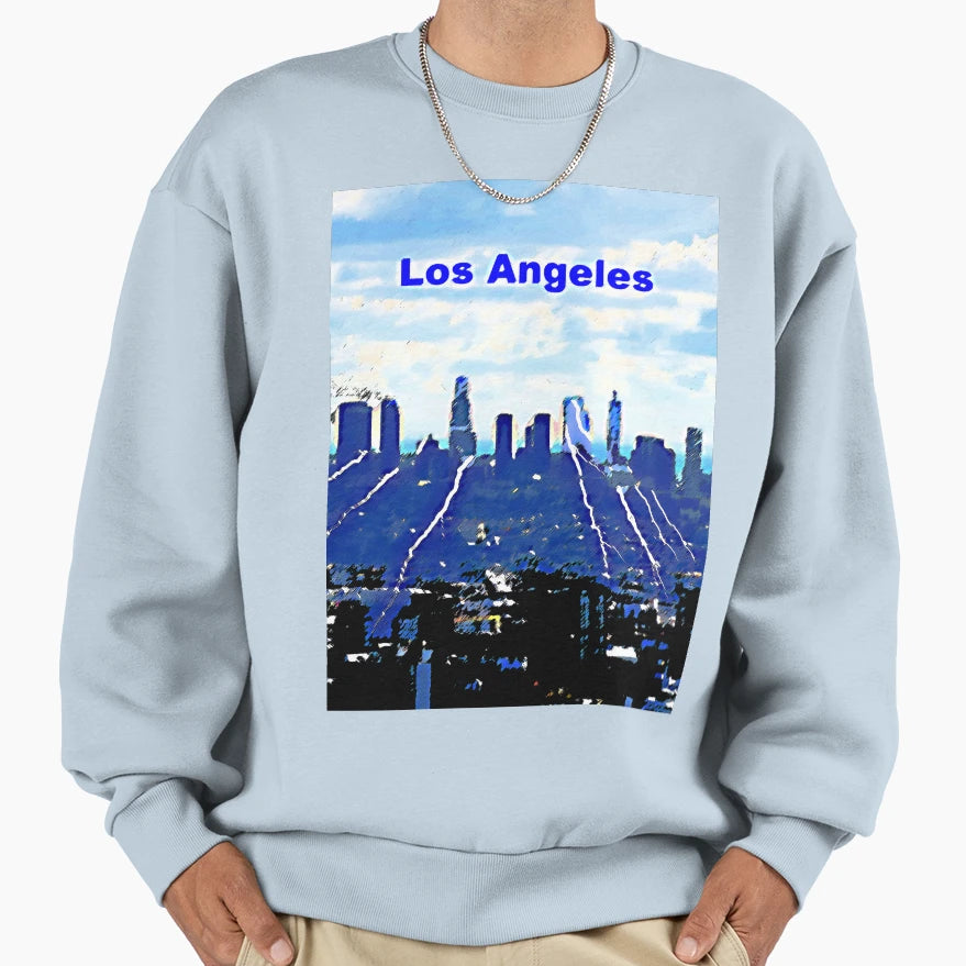 Los Angeles Magic City Sweatshirt - Casual Everyday Wear Men Women - T-Shirt, Sweatshirt, Hoodie