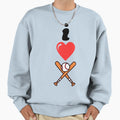 I Love Baseball Sweatshirt - Novelty Apparel Unisex - T-Shirt, Sweatshirt, Hoodie