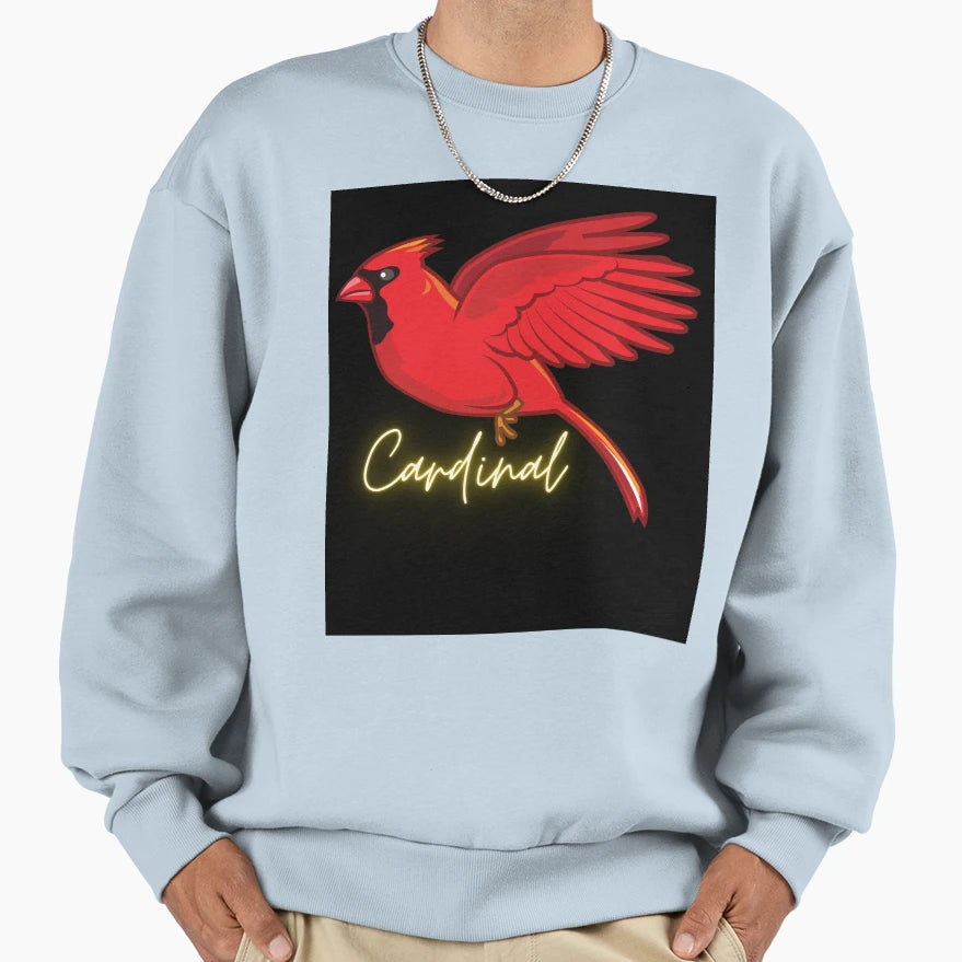 Cardinal King Burst Red Beauty Sweatshirt - Minimalist Print Unisex - T-Shirt, Sweatshirt, Hoodie