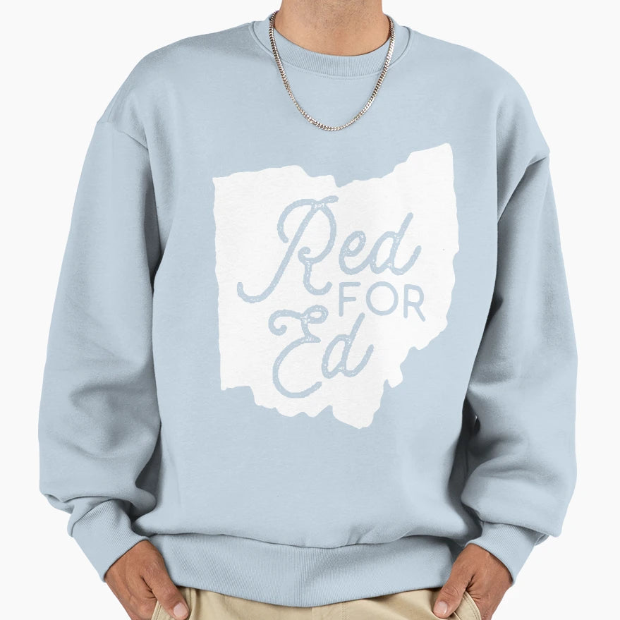 Oh Teacher Redfored Ohio Red Ed Sweatshirt - Unique Graphic for Adults - T-Shirt, Sweatshirt, Hoodie