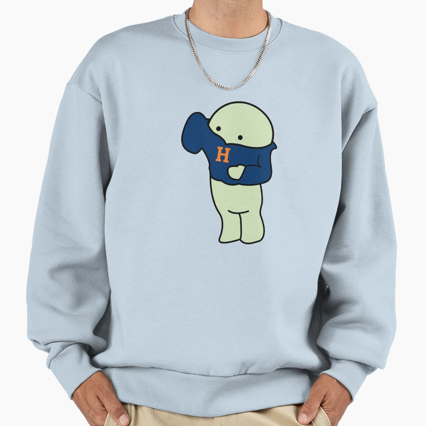 Hope College Smiski Sweatshirt - Custom Art Print for Adults - T-Shirt, Sweatshirt, Hoodie