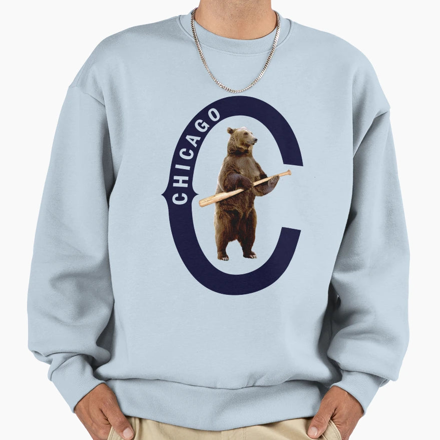 Bear Bat Sweatshirt - Novelty Apparel Men Women - T-Shirt, Sweatshirt, Hoodie
