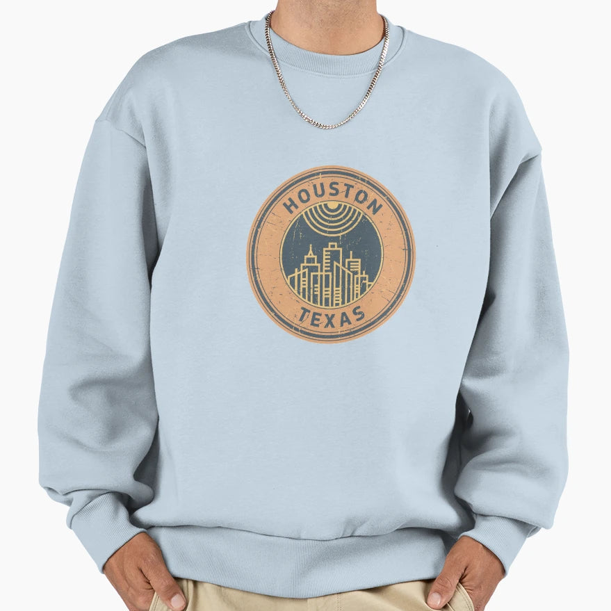 Houston Texas Sweatshirt - Fun Novelty Design Unisex - T-Shirt, Sweatshirt, Hoodie