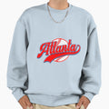 Atlanta City Baseball Distressed Sweatshirt - Casual Everyday Wear Unisex - T-Shirt, Sweatshirt, Hoodie