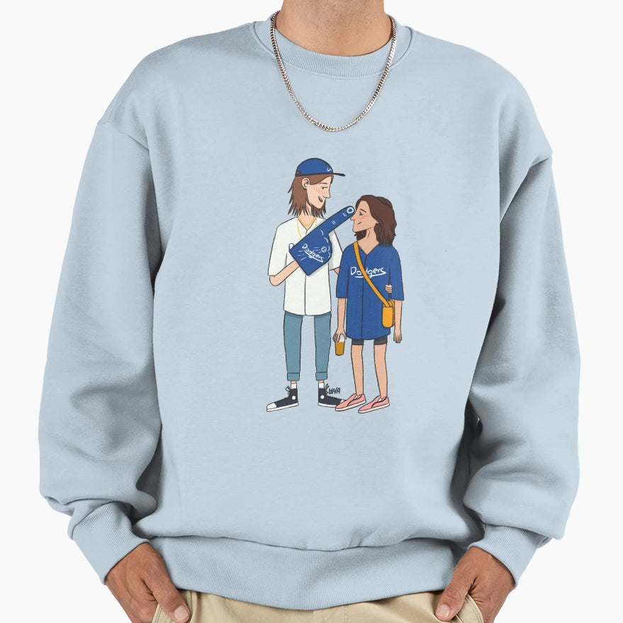 Fightsone Baseball Game Sweatshirt - Streetwear Style for Adults - T-Shirt, Sweatshirt, Hoodie
