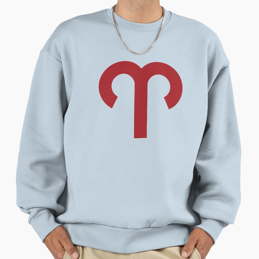 Zodiac Star Sign Aries Sweatshirt - Trendy Graphic Unisex - T-Shirt, Sweatshirt, Hoodie
