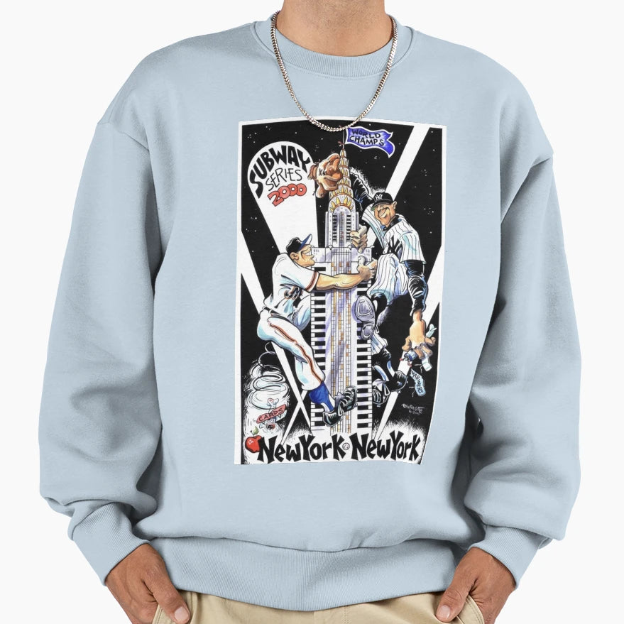 Baseball Series New York Sweatshirt - Trendy Graphic Men Women - T-Shirt, Sweatshirt, Hoodie