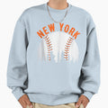 New York Ny City Baseball Distressed Sweatshirt - Trendy Graphic Men Women - T-Shirt, Sweatshirt, Hoodie