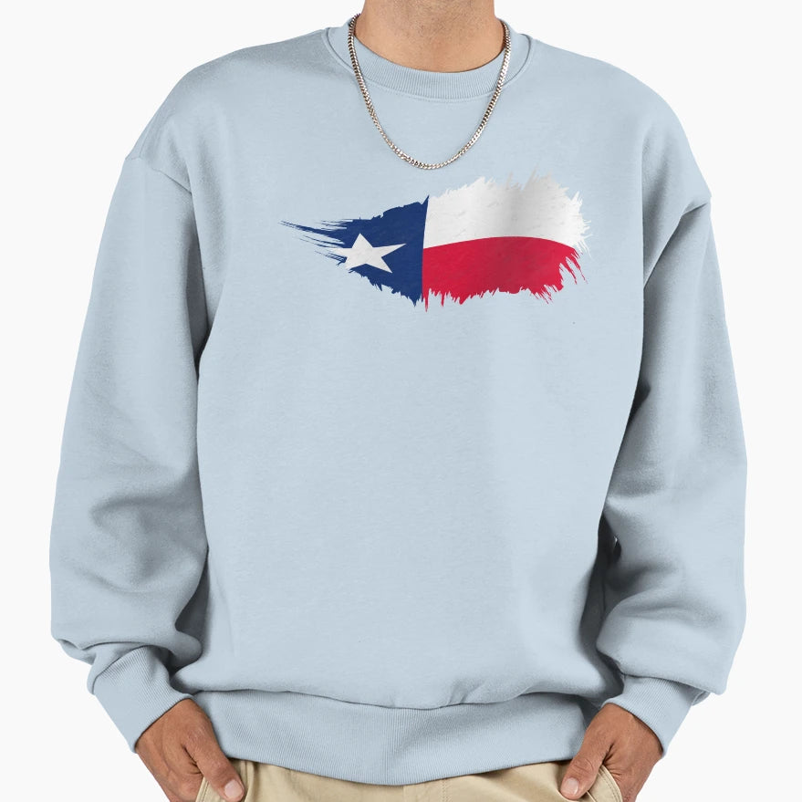Texas Flag Sweatshirt - Novelty Apparel for Adults - T-Shirt, Sweatshirt, Hoodie