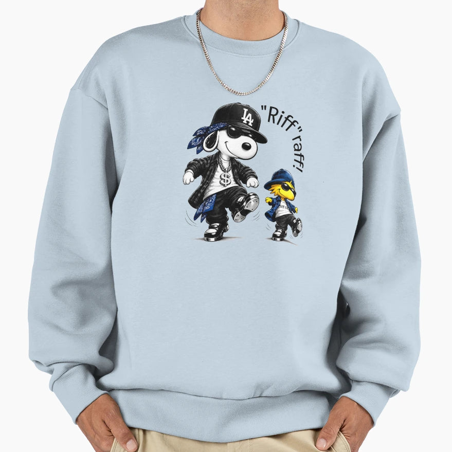 Tap Dancing Snoopy Illustration Sweatshirt - Streetwear Style Men Women - T-Shirt, Sweatshirt, Hoodie