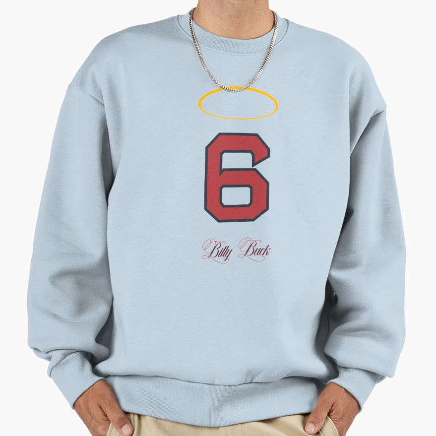 Bill Buckner 6 Sweatshirt - Novelty Apparel Men Women - T-Shirt, Sweatshirt, Hoodie