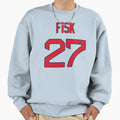 Carlton Fisk 27 Red Sox Sweatshirt - Novelty Apparel Unisex - T-Shirt, Sweatshirt, Hoodie
