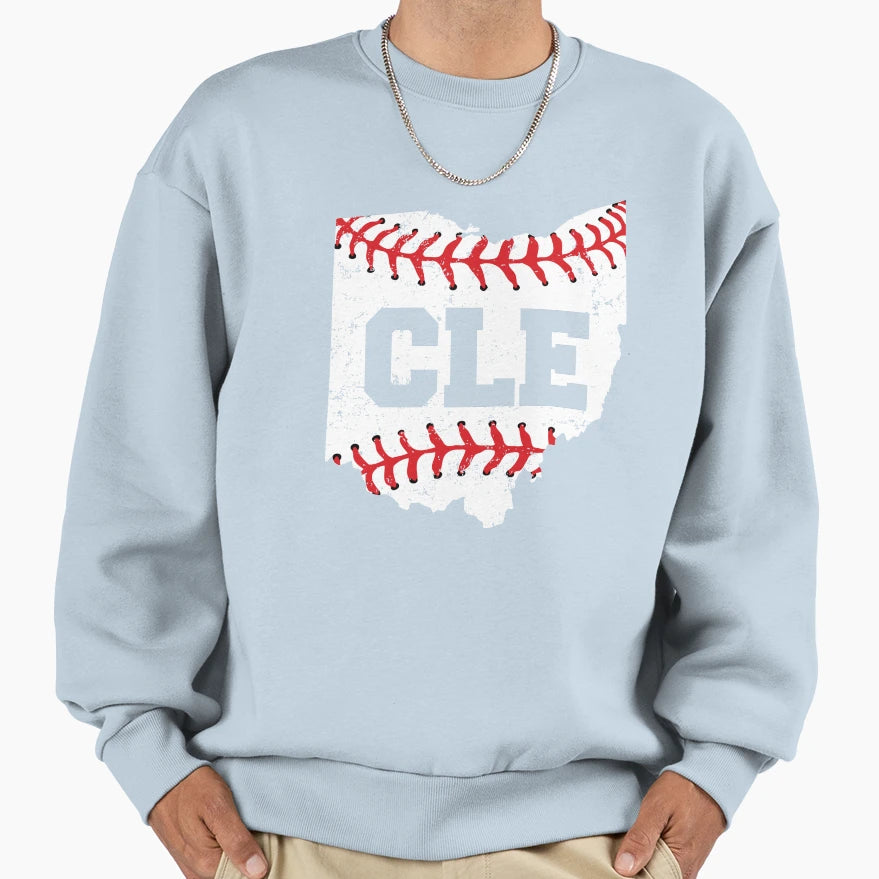 Cleveland Baseball Sweatshirt - Unique Graphic for Adults - T-Shirt, Sweatshirt, Hoodie