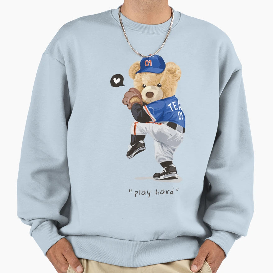 Play Hard Sweatshirt - Custom Art Print for Adults - T-Shirt, Sweatshirt, Hoodie
