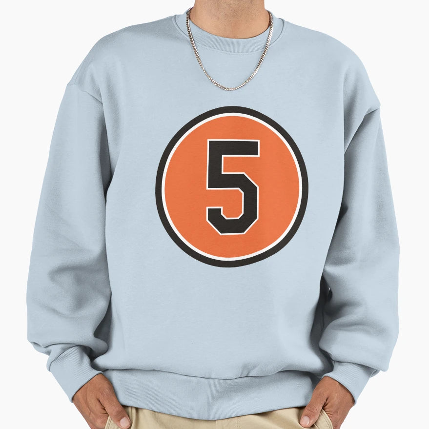 Brooks Robinson 5 Jersey Number Sweatshirt - Trendy Graphic Unisex - T-Shirt, Sweatshirt, Hoodie