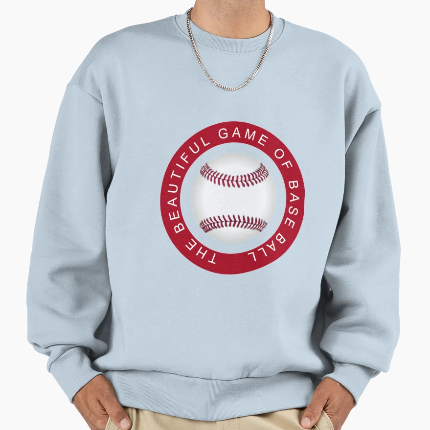 Beautiful Game Baseball Sweatshirt - Graphic Print for Adults - T-Shirt, Sweatshirt, Hoodie