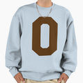 Alphabet Brown O Sports Letter O Sweatshirt - Casual Everyday Wear Unisex - T-Shirt, Sweatshirt, Hoodie