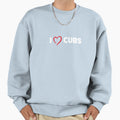 I Love Cubs Gay Typo Statement Sweatshirt - Minimalist Print for Adults - T-Shirt, Sweatshirt, Hoodie
