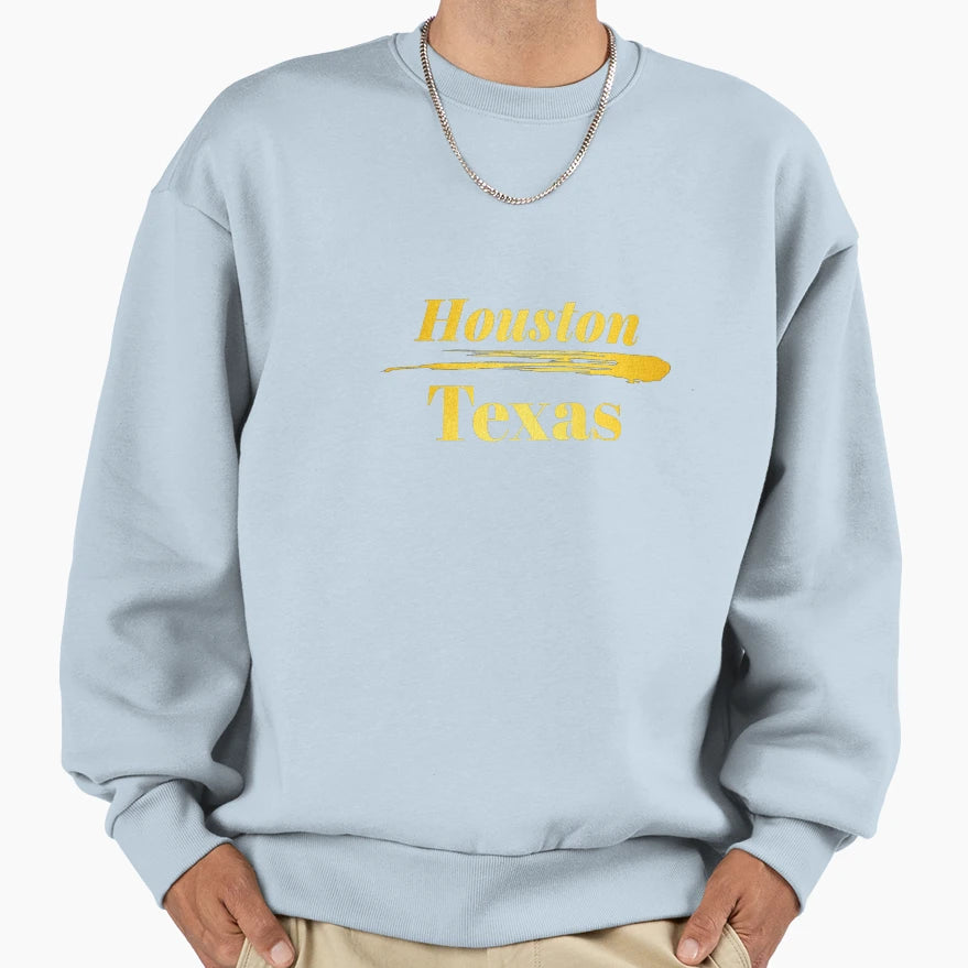 Houston Texas Sweatshirt - Aesthetic Graphic Unisex - T-Shirt, Sweatshirt, Hoodie