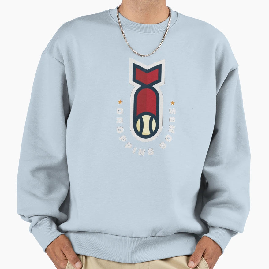 Baseball Dropping Bombs Sweatshirt - Aesthetic Graphic Men Women - T-Shirt, Sweatshirt, Hoodie