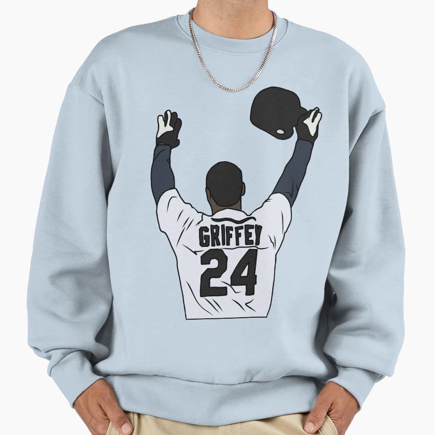 Ken Griffey Jr Celebration Sweatshirt - Graphic Print Unisex - T-Shirt, Sweatshirt, Hoodie