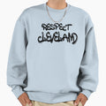 Respect Cleveland Sweatshirt - Trendy Graphic Men Women - T-Shirt, Sweatshirt, Hoodie