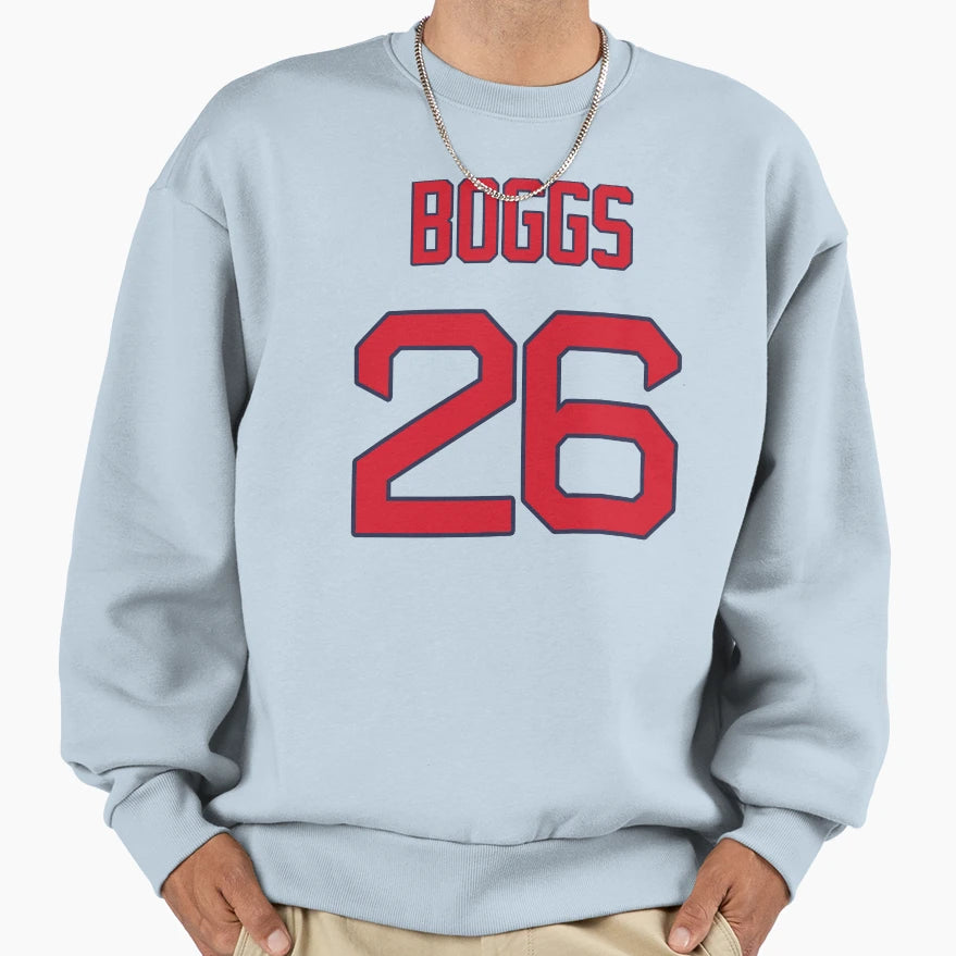 Wade Boggs 26 Red Sox Sweatshirt - Minimalist Print for Adults - T-Shirt, Sweatshirt, Hoodie