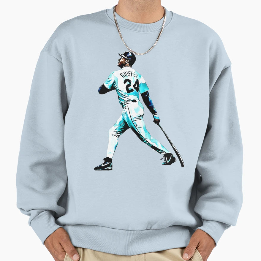 Ken Grifey Jr 24 Sweatshirt - Fun Novelty Design Unisex - T-Shirt, Sweatshirt, Hoodie