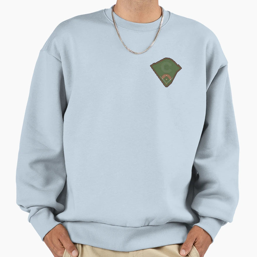 Wrigley Field Sweatshirt - Custom Art Print Men Women - T-Shirt, Sweatshirt, Hoodie