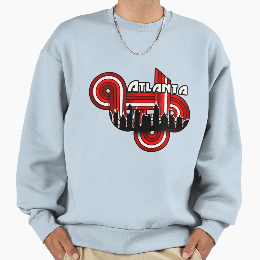 Atlanta Sunset Sweatshirt - Unique Graphic Unisex - T-Shirt, Sweatshirt, Hoodie