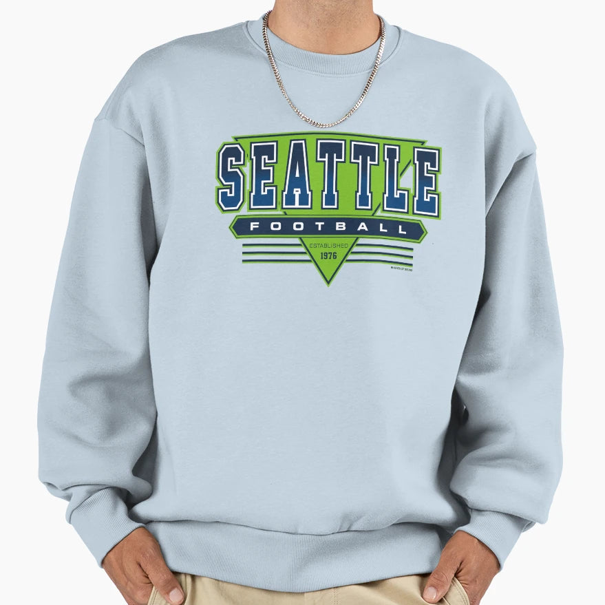 Seattle Football Seahawks Sweatshirt - Minimalist Print for Adults - T-Shirt, Sweatshirt, Hoodie