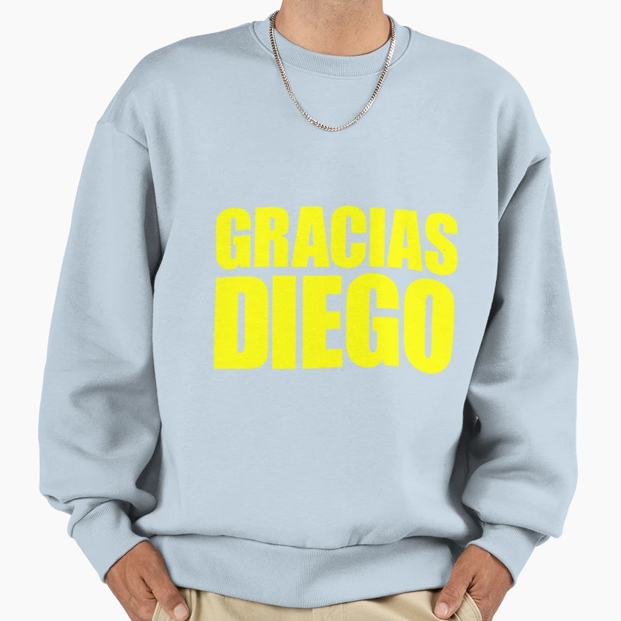 Gracias Diego Sweatshirt - Graphic Print Men Women - T-Shirt, Sweatshirt, Hoodie