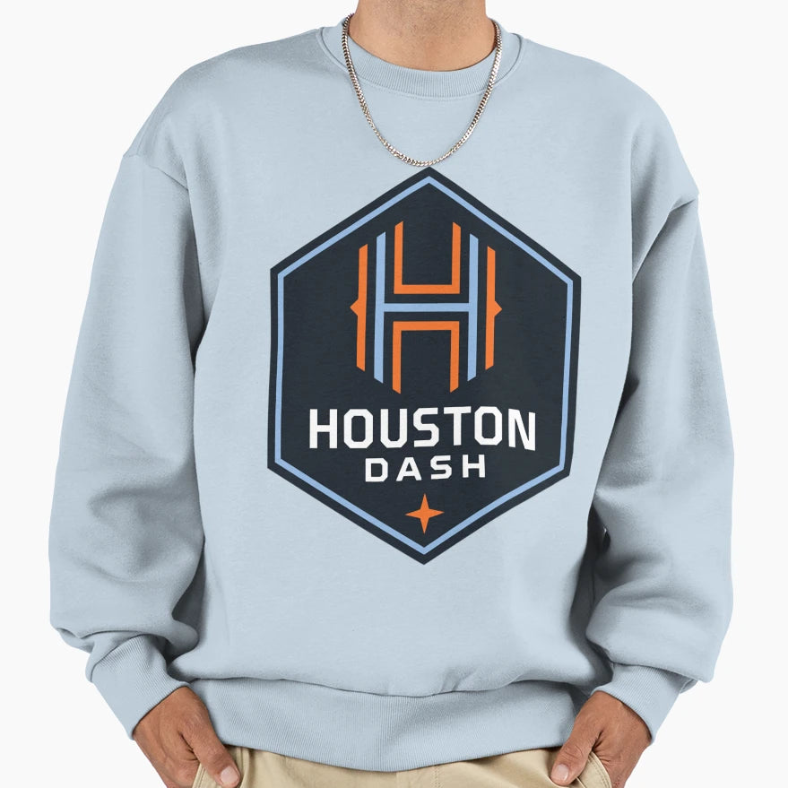 Houston Dash Sweatshirt - Aesthetic Graphic for Adults - T-Shirt, Sweatshirt, Hoodie